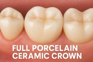 full porcelain cceramic crown