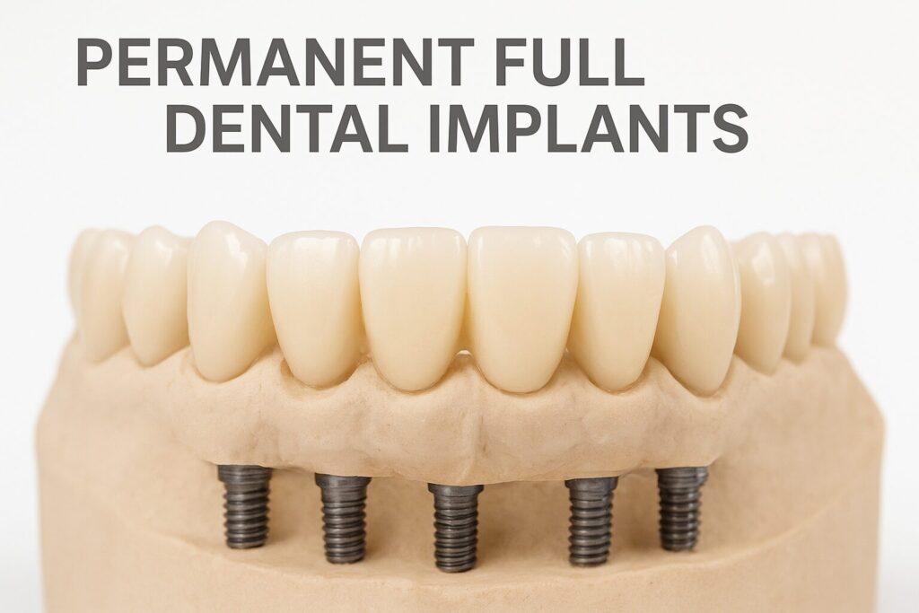 permanent full dental implants